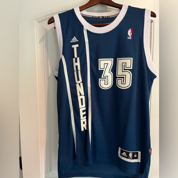 Kevin Durant Adidas Thunder Basketball Jersey - adult size medium - Picture 7 of 7